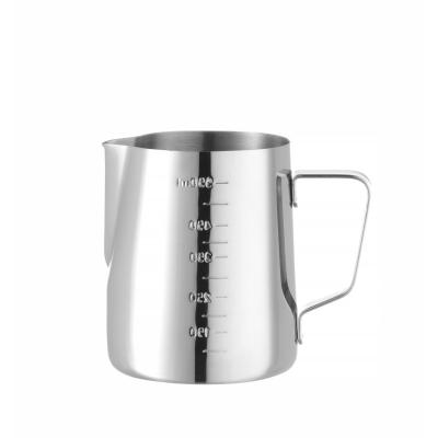 Konvička na mléko s odměrkou, HENDI, 0,6L, 130x77x(H)112mm | 451052